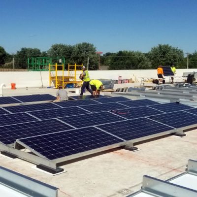 roof solar panel installation