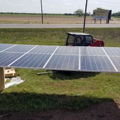 install solar panel